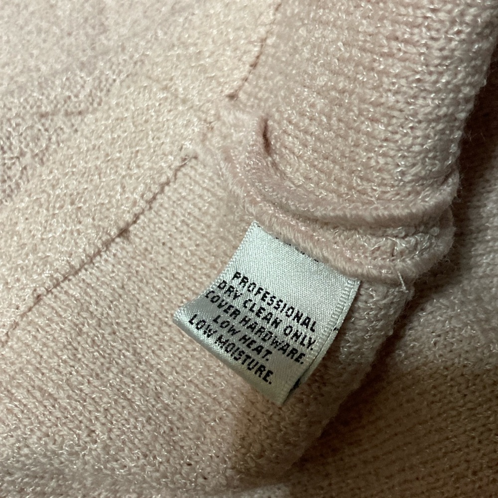 St. John Basics Santana Knit Blazer Jacket Women’s Size 10 in Light Pink - Picture 8 of 8